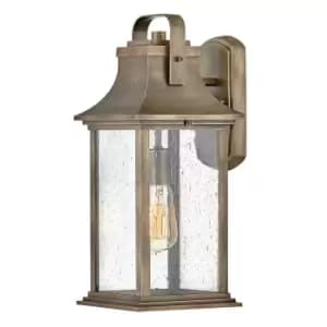 Hinkley Grant Outdoor Wall Lantern Burnished Bronze, IP44