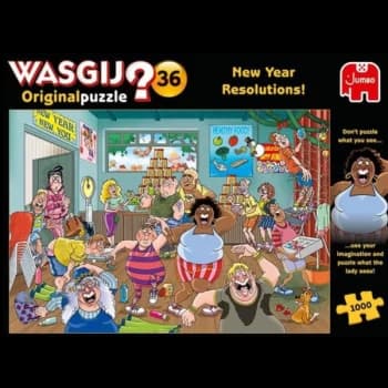 Jumbo Wasgij 36 New Year Resolutions - 1000 Piece Jigsaw