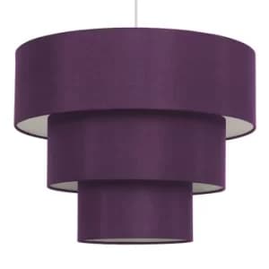 Vermont 3 Tiered Pendant Shade in Purple