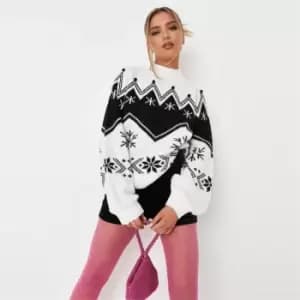 Missguided Christmas Jumper - White