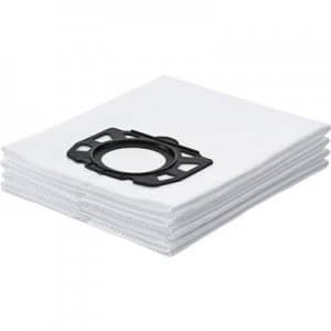Karcher Fleece Filter Dust Bags for WD 4 Premium Vacuum Cleaners Pack of 4