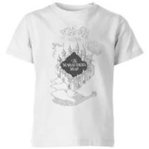 Harry Potter The Marauder's Map Kids T-Shirt - White - 11-12 Years