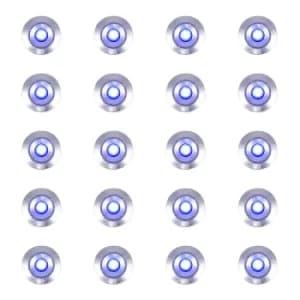 3m Extension with a Pack of 20 x 15mm Blue Decking Lights