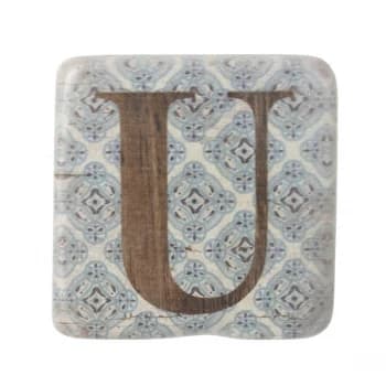 Letter U Coasters By Heaven Sends