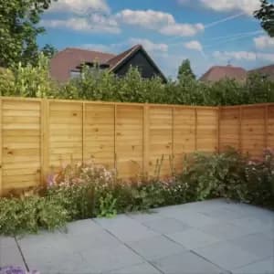 Waltons Pressure Treated Super Lap Wooden Garden Fencing - 1829 mm