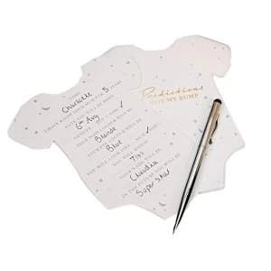 Bambino Baby Shower - Pack of 8 Predictions For Baby Cards