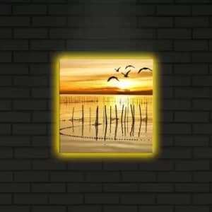 2828DACT-5 Multicolor Decorative LED Lighted Canvas Painting