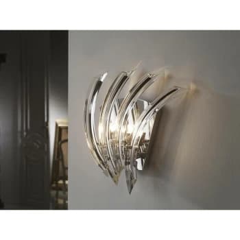 Schuller Eloise - 2 Light Crystal Wall Lamp Chrome, G9