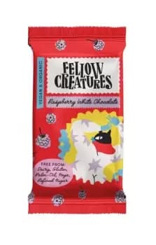 Fellow Creatures Raspberry White Organic Chocolate 70g (10 minimum)