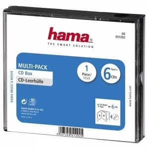 Hama CD Multi-Pack (6 Packs)