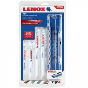 Lenox 9 Piece Reciprocating Saw Blade Set