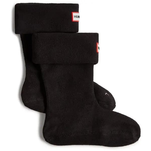 Hunter Boot Socks Unisex Childrens - Black XS