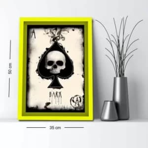 3550AHS-028 Multicolor Decorative Framed MDF Painting