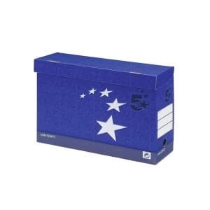 5 Star Foolscap Transfer Case Blue Pack of 10