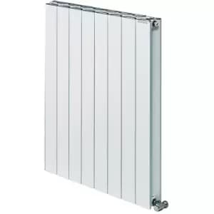 Hanworth Plus Horizontal Designer Aluminium Radiator 600mm h x 640mm w - 8 Sections - Heatwave