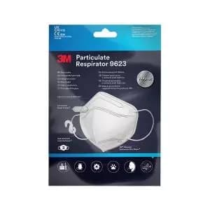 3M FFP2 NR Particulate Respirator Vertical Fold Flat Pack of 3 9623