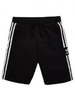 Boys, adidas Originals Lock Up Shorts - Black, Size 11-12 Years