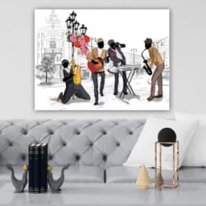 406195363_70100 Multicolor Decorative Canvas Painting