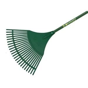 Bulldog Evergreen Plastic Leaf Rake Aluminium Shaft