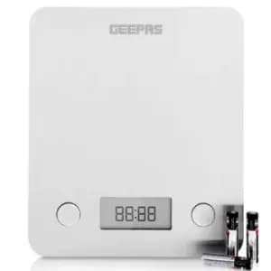 Geepas GKS46507UK Digital Kitchen Scales - Silver