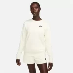 Nike Sportswear Club Fleece Womens Crew-Neck Sweatshirt - Neutral