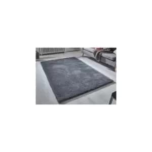 Oriental Weavers - Softness Charcoal 160cm x 230cm Rectangle - Grey