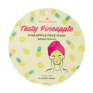 I Heart Revolution Pineapple Brightening Printed Sheet Mask 2g