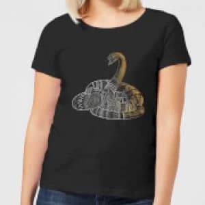 Fantastic Beasts Tribal Nagini Womens T-Shirt - Black