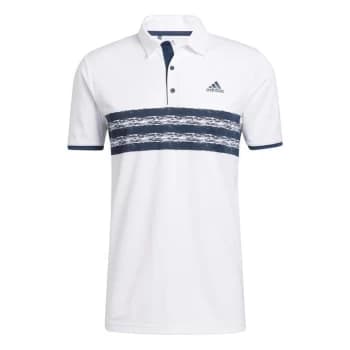 adidas Core Polo Shirt Left Chest Mens - White