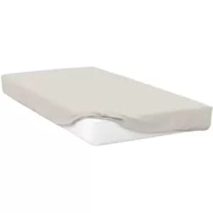 Belledorm Percale Extra Deep Fitted Sheet (4ft) (Ivory) - Ivory