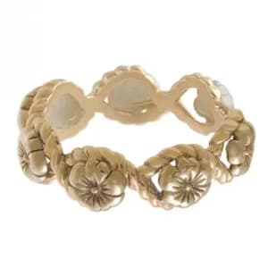 Ladies Olivia Burton Gold Plated Rope Ring