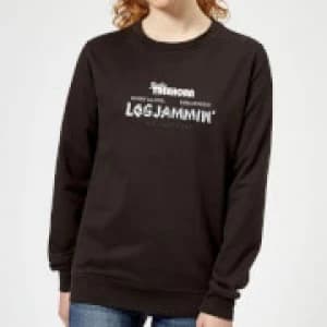 The Big Lebowski Logjammin Womens Sweatshirt - Black