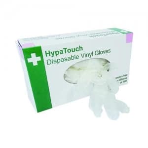 Vinyl Gloves Powder Free Extra Large Pack of 100 WX07398