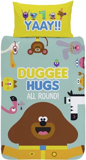 Hey Duggee Hugs All Round Single Duvet Cover