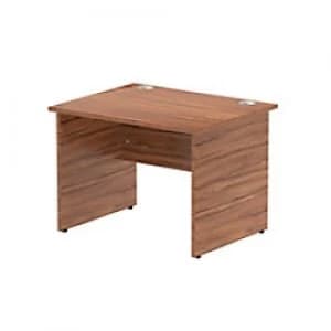 Impulse 1000/800 Rectangle Panel End Leg Desk Walnut
