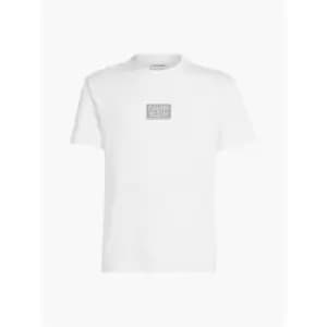 Calvin Klein Gloss Stencil Logo T-Shirt - White