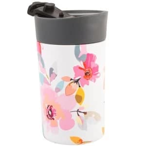 Beau & Elliot Beau and Elliot Gardenia White Floral Insulated Travel Mug - 300ml