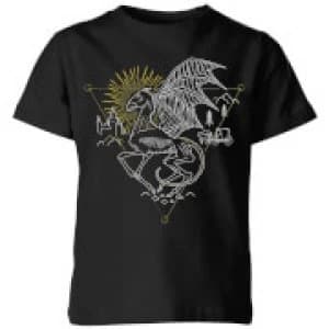Harry Potter Thestral Kids T-Shirt - Black - 11-12 Years