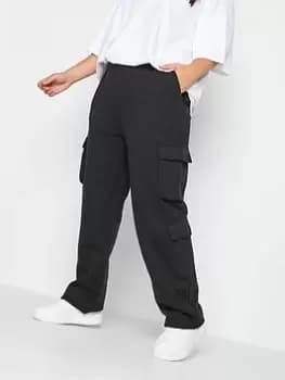 Yours Yours Straight Leg Multipocket Jogger, Black, Size 16, Women