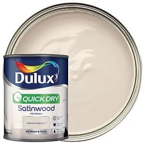 Dulux Quick Dry Natural Hessian Satinwood Mid Sheen Paint 750ml