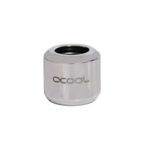 Alphacool Aurora Hard Tube Digital RGB LED Ring 16mm - Chrome