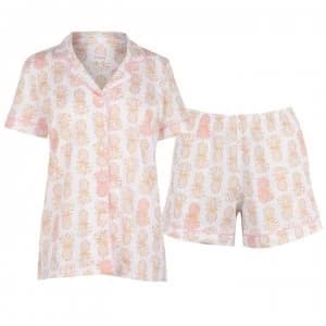 Bedhead Gold Pineapple Cotton PJ Set - 4201BGoldenPine