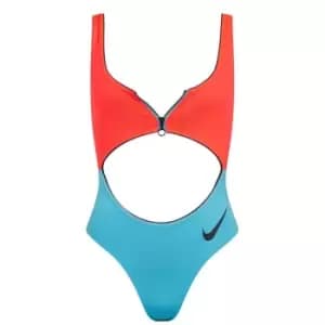 Nike Cutout One Piece Womens - Red
