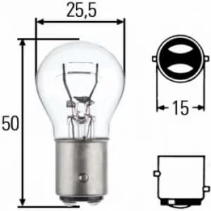 Bulb 8GD002078-123 by Hella