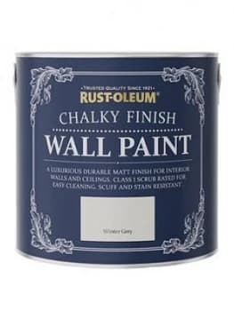 Rust-Oleum Chalky Wall Paint Winter Grey 2.5L