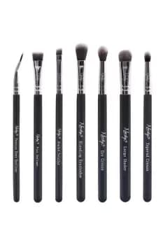 The Eye Brush Set (7 Makeup Brushes - Black)