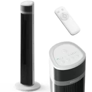 40' Oscillating Tower Fan - White