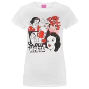 Disney Womens/Ladies Snow White One Bite T-Shirt (L) (White)