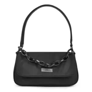 Kangol Nylon Shoulder Bag Womens - Black