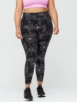 Nike Nsw Icon Clash Curve Legging - Black, Size 18-20=1X, Women